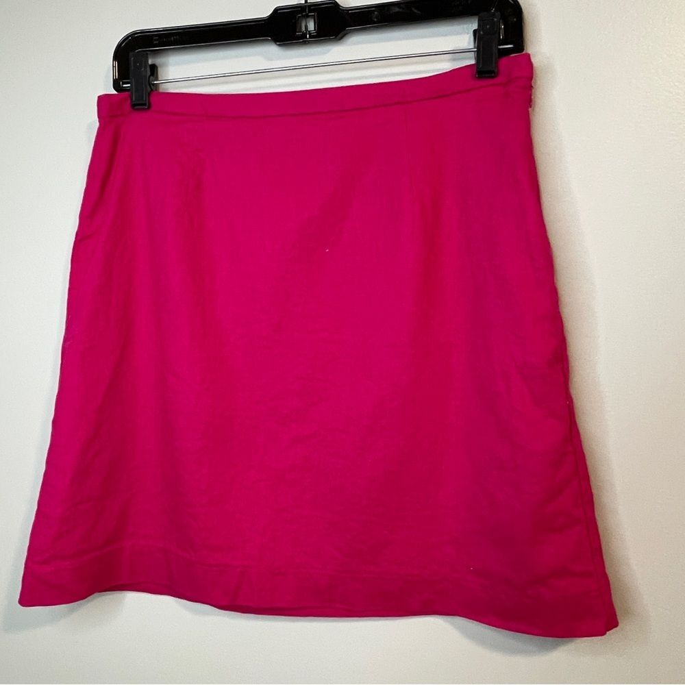 Banana Republic Fuchsia Linen Blend Skirt Set - Picture 9 of 11